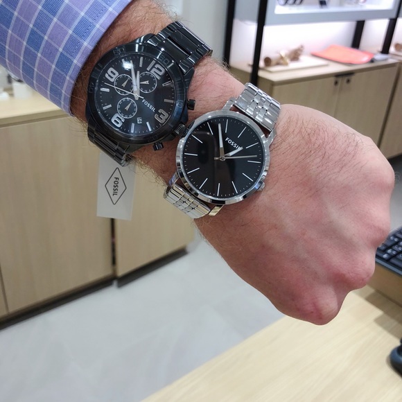 ⌚️ NWT FOSSIL LUTHER THREE-HAND MEN'S WATCH - Picture 7 of 7